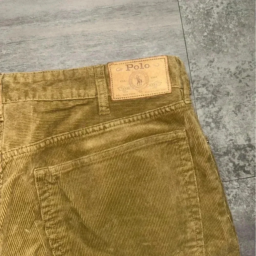 NEW Polo Ralph Lauren The Varick Slim Straight Fit Jeans corduroy 36/32